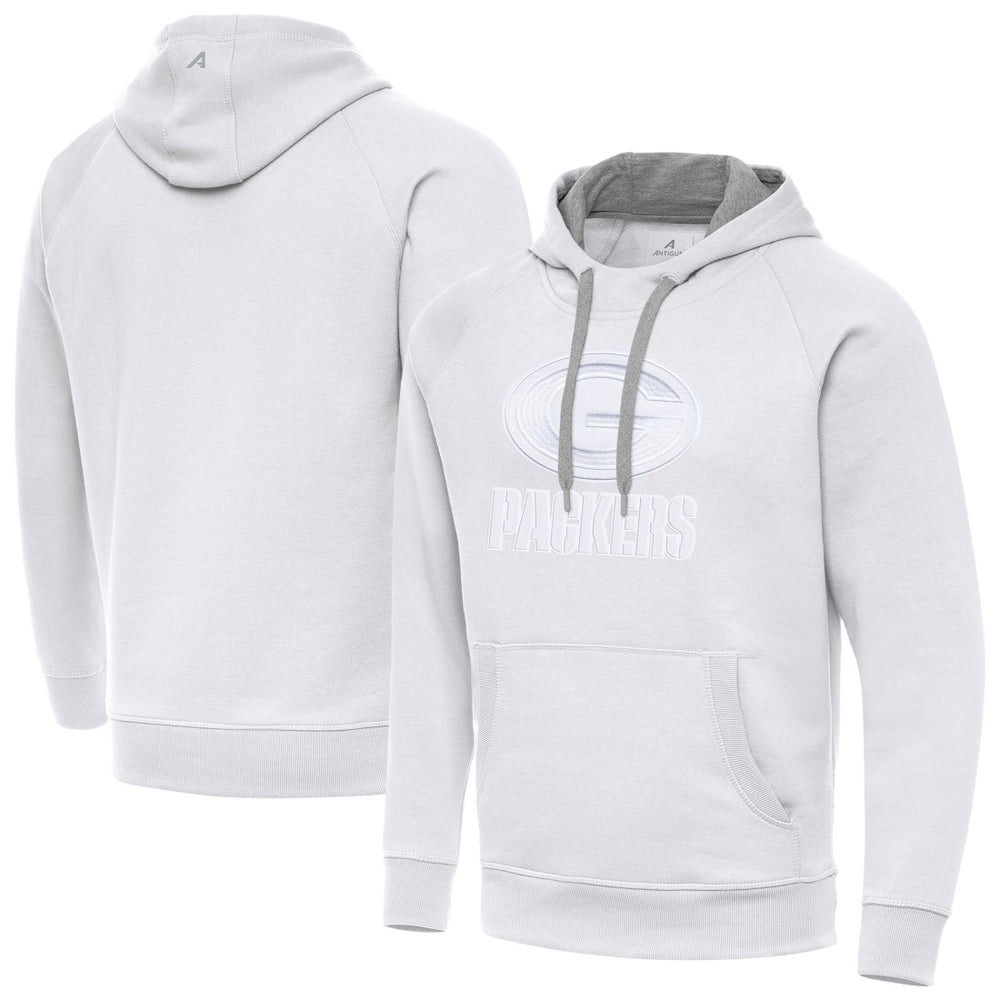 Green Bay Packers Antigua Victory Pullover Hoodie - White outlet