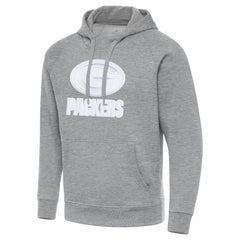 Green Bay Packers Antigua Victory Pullover Hoodie - Heather Gray discount
