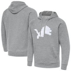 Detroit Lions Antigua Victory Pullover Hoodie - Heather Gray online