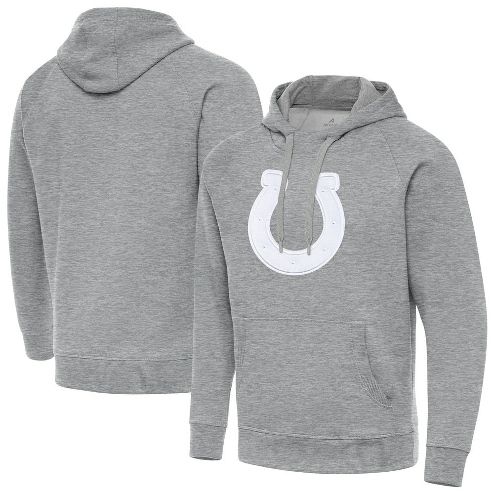 Indianapolis Colts Antigua Victory Pullover Hoodie - Heather Gray outlet