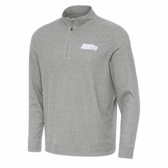 Seattle Seahawks Antigua Subtle Quarter-Zip Jacket - Heather Gray cheap