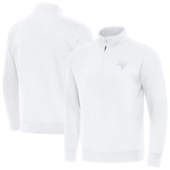 Tampa Bay Buccaneers Antigua Victory Quarter-Zip Top - White outlet