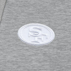 San Francisco 49ers Antigua Victory Pullover Hoodie - Heather Gray cheap