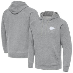 Kansas City Chiefs Antigua Victory Pullover Hoodie - Heather Gray cheap