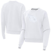 Arizona Cardinals Antigua Women's Victory Pullover Sweatshirt - White for sale