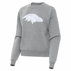 Baltimore Ravens Antigua Women's Victory Pullover Sweatshirt - Heather Gray on sale