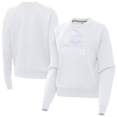 Cleveland Browns Antigua Women's Victory Pullover Sweatshirt - White on sale