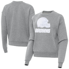 Cleveland Browns Antigua Women's Victory Pullover Sweatshirt - Heather Gray sale