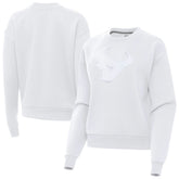 Houston Texans Antigua Women's Victory Pullover Sweatshirt - White cheap