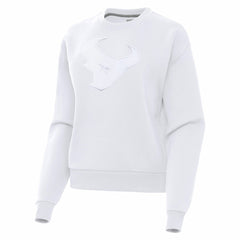 Houston Texans Antigua Women's Victory Pullover Sweatshirt - White cheap