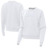 Los Angeles Chargers Antigua Women's Victory Pullover Sweatshirt - White online
