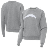 Los Angeles Chargers Antigua Women's Victory Pullover Sweatshirt - Heather Gray sale