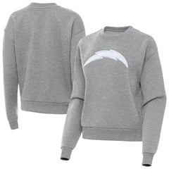 Los Angeles Chargers Antigua Women's Victory Pullover Sweatshirt - Heather Gray sale