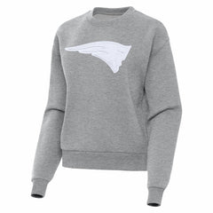 New England Patriots Antigua Women's Victory Pullover Sweatshirt - Heather Gray outlet