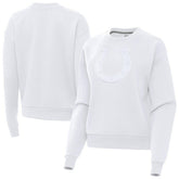 Indianapolis Colts Antigua Women's Victory Pullover Sweatshirt - White cheap