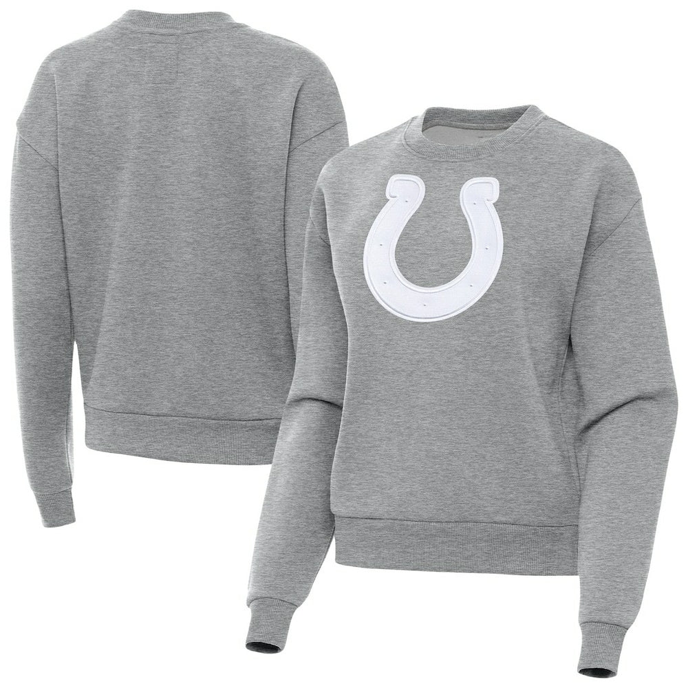 Indianapolis Colts Antigua Women's Victory Pullover Sweatshirt - Heather Gray sale