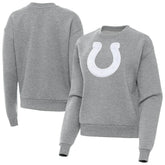 Indianapolis Colts Antigua Women's Victory Pullover Sweatshirt - Heather Gray sale