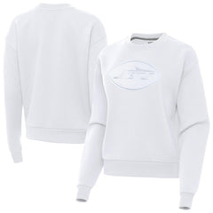 New York Jets Antigua Women's Victory Pullover Sweatshirt - White discount