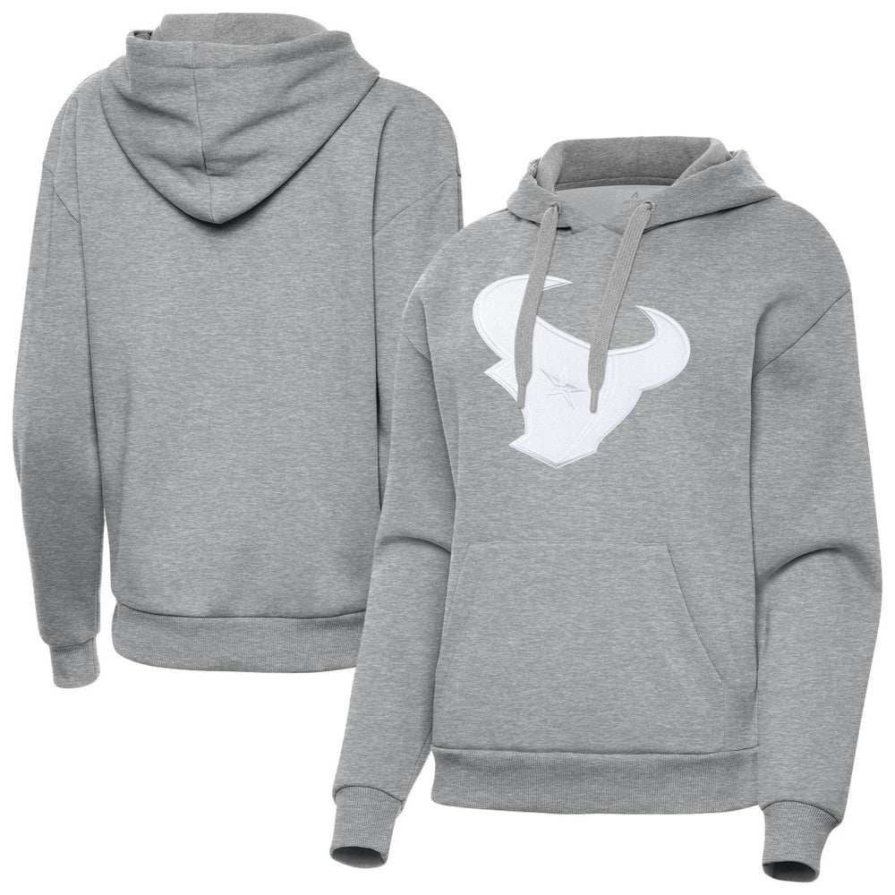 Houston Texans Antigua Women's Victory Pullover Hoodie - Heather Gray online