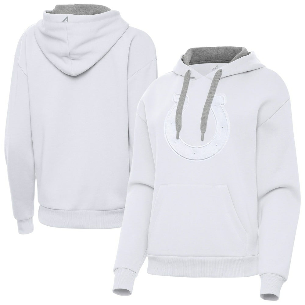 Indianapolis Colts Antigua Women's Victory Pullover Hoodie - White sale