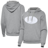 San Francisco 49ers Antigua Women's Victory Pullover Hoodie - Heather Gray cheap