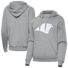 Carolina Panthers Antigua Women's Victory Pullover Hoodie - Heather Gray sale