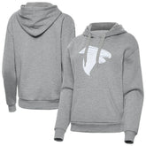 Atlanta Falcons Antigua Women's Victory Pullover Hoodie - Heather Gray outlet