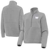 Washington Commanders Antigua Women's Figure Half-Zip Sweatshirt - Gray cheap