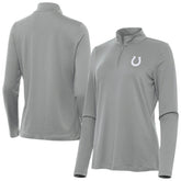 Indianapolis Colts Antigua Women's Reprocess Quarter-Zip Top - Gray discount