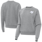 Tampa Bay Buccaneers Antigua Women's Victory Crew Pullover Sweatshirt - Heather Gray for sale