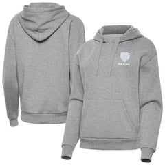 Chicago Bears Antigua Women's Victory Pullover Hoodie - Heather Gray sale
