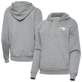 New England Patriots Antigua Women's Victory Pullover Hoodie - Heather Gray cheap