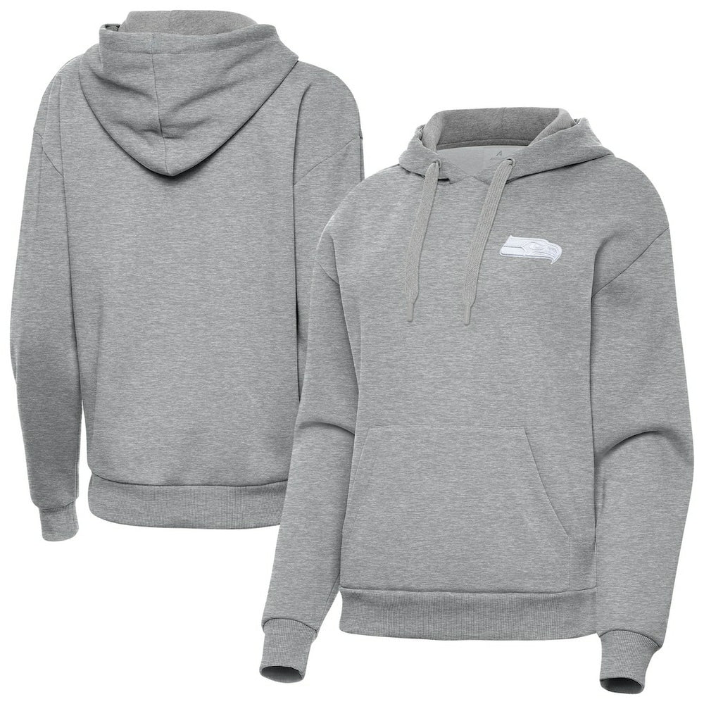 Seattle Seahawks Antigua Women's Victory Pullover Hoodie - Heather Gray outlet