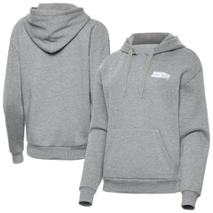 Seattle Seahawks Antigua Women's Victory Pullover Hoodie - Heather Gray outlet