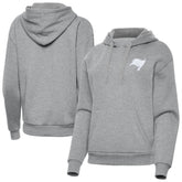 Tampa Bay Buccaneers Antigua Women's Victory Pullover Hoodie - Heather Gray for sale