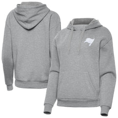 Tampa Bay Buccaneers Antigua Women's Victory Pullover Hoodie - Heather Gray for sale