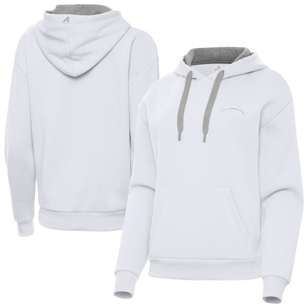 Los Angeles Chargers Antigua Women's Victory Pullover Hoodie - White discount
