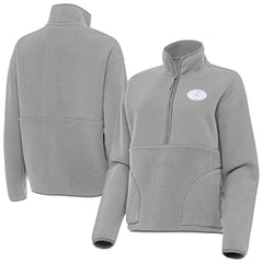 San Francisco 49ers Antigua Women's Figure Half-Zip Sweatshirt - Gray online