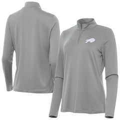 Buffalo Bills Antigua Women's Reprocess Quarter-Zip Top - Gray discount