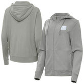 Cincinnati Bengals Antigua Women's Seeker Full-Zip Hoodie Jacket - Heather Gray for sale