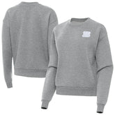 Cincinnati Bengals Antigua Women's Victory Crew Pullover Sweatshirt - Heather Gray cheap