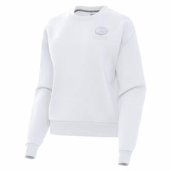 Green Bay Packers Antigua Women's Victory Crew Pullover Sweatshirt - White sale
