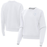Las Vegas Raiders Antigua Women's Victory Crew Pullover Sweatshirt - White sale