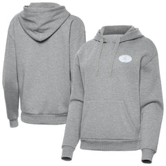 San Francisco 49ers Antigua Women's Victory Pullover Hoodie - Heather Gray on sale