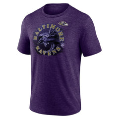 Baltimore Ravens Purple Sporting Chance Tri-Blend T-Shirt discount