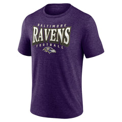 Baltimore Ravens Purple Divided Warp Tri-Blend T-Shirt online