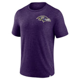 Baltimore Ravens Purple Oval Bubble Tri-Blend T-Shirt discount