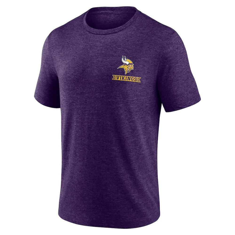 Minnesota Vikings Purple Diamond Scroll Tri-Blend T-Shirt cheap