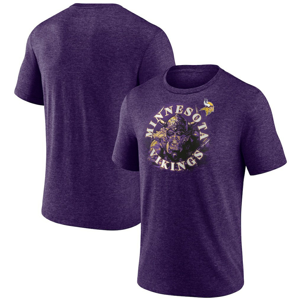 Minnesota Vikings Purple Sporting Chance Tri-Blend T-Shirt on sale