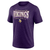 Minnesota Vikings Purple Divided Warp Tri-Blend T-Shirt sale